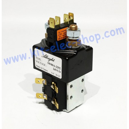 Contactor SW80A-2292 48V 100A DC coil 24VCO