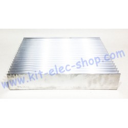 Aluminium heatsink 330x262x60mm