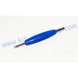 Tire valve shell removal tool