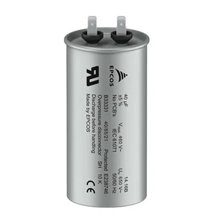 Starting capacitor 16uF 460V EPCOS B33331V double faston