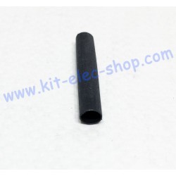 Heat shrink tubing 4.8mm thin black 2cm