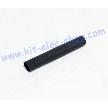Heat shrink tubing 4.8mm thin black 2cm