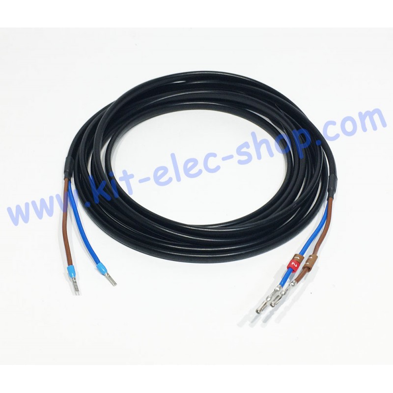 Light connection cable to AMPSEAL 35 pins 3 meters 2x0.75mm2 kit