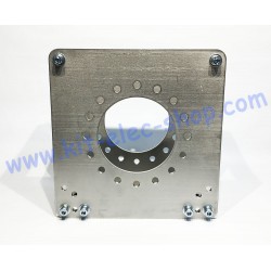 Double motor support pack H132mm for bench with coupling HRC090