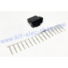 OBD2 male connector pack with 16-pin male crimp