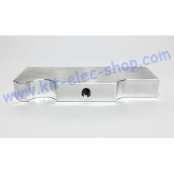 Double angle clamp for kart engine support center distance 92mm