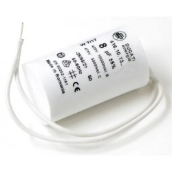 Start-up capacitor 8uF 450V DUCATI wires
