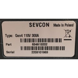 Variateur SEVCON GEN4 110V 300A taille 4 sin/cos