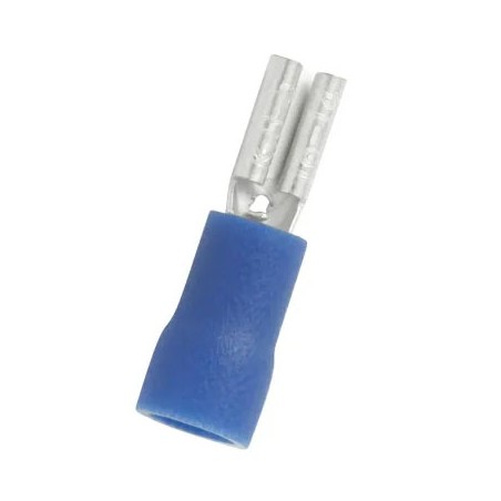 Cosse FASTON 2.8mm bleue femelle non isolée