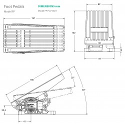 CURTIS pedal 0-5V FP-FCV-0047