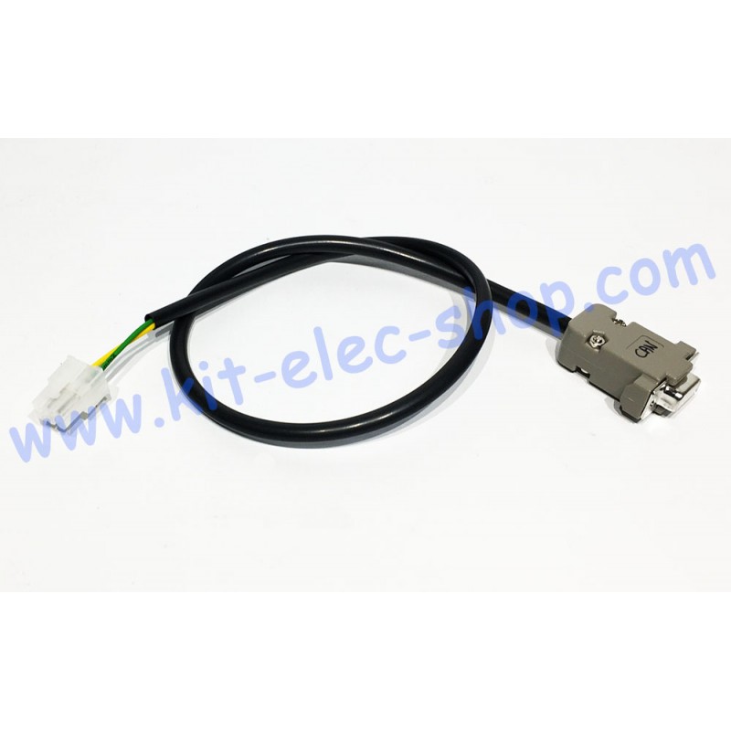 Câble CAN connecteur MOLEX 6 broches vers DB9 femelle