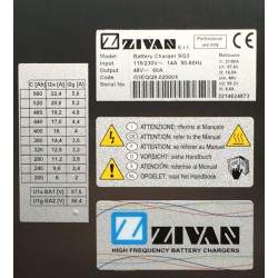Chargeur ZIVAN SG3 48V 60A étanche pour batterie au plomb G3EQQ9-02000X
