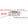 CAN term 120 ohms DB9 male/female plug IXXAT
