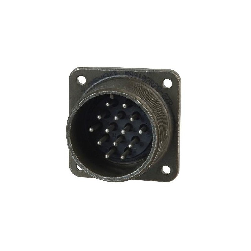 Amphenol Industrial 14-contact male socket MS3102R20-27P