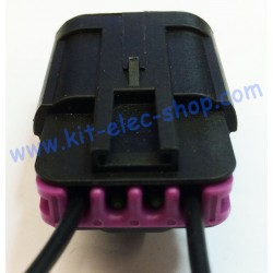 Waterproof 4-pin male DELPHI GT150 plug shutter pack