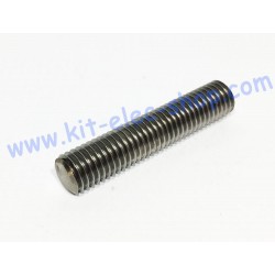 Pack of M10x50 stainless steel A4 threaded rods