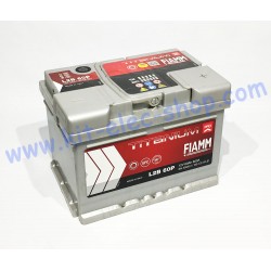 Batterie plomb 12V 64Ah 610A EN +droite FIAMM TITANIUM PRO L264P