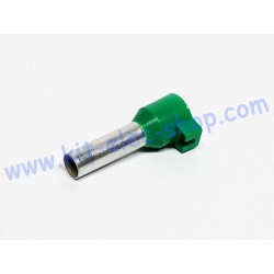 Cable end 6mm2 green short...
