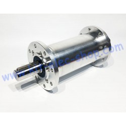 30mm shaft support housing with double angular contact bearings