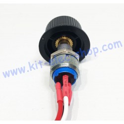 Potentiometer 3 wires 4.7k ohms IP67 with connector
