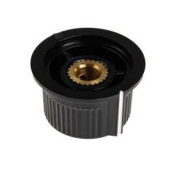 Potentiometer knob 6mm axis diameter 28mm