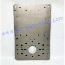 Transmission support plate 182mm shaft of 25mm for SEVCON GEN4 controller stainless steel