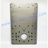 Transmission support plate 182mm shaft of 25mm for SEVCON GEN4 controller stainless steel