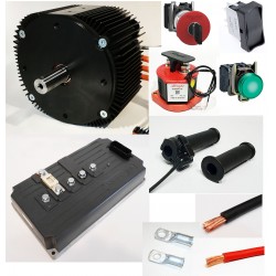 Motorcycle electrification kit 63V max 650A motor ME1905 12kW without battery
