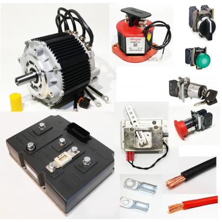 Go-kart electrification kit 60V-72V-84V 350A motor ME1718 6kW