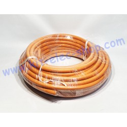 Orange shielded 50mm2 cable MOVERFLEX  S769 CP per meter