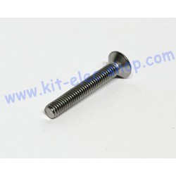 FHC screw M6x40 stainless steel A4