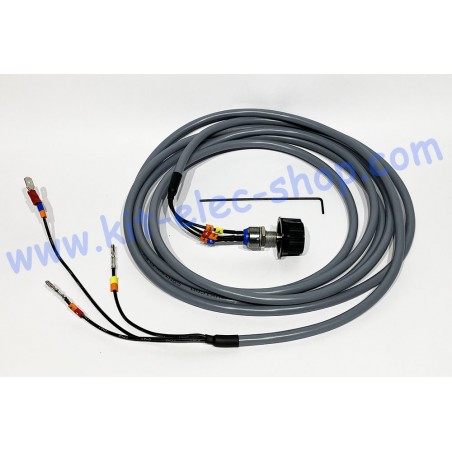 Cable brake potentiometer IP67 to AMPSEAL 35 pin 3 meters pack