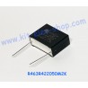 Polypropylene capacitor KEMET R46 2.2uF 310VAC X2