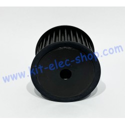 Monobloc HTD 50mm 32 teeth steel pulley with flange 32-8M-50-F