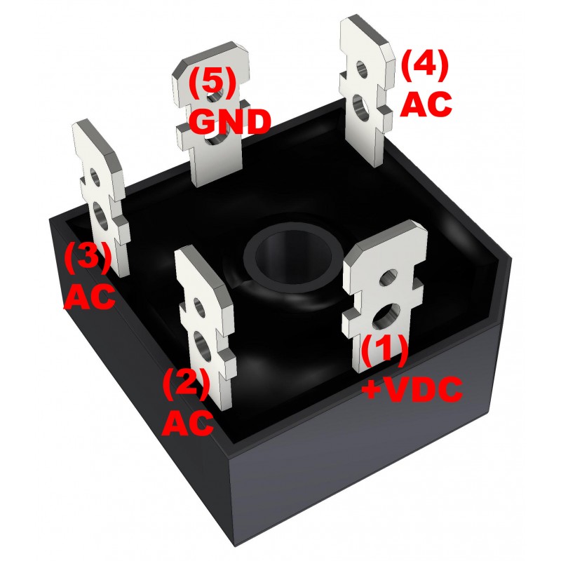 2 Ponts Redresseurs MIC W08M - Lot De 2, Neufs, Pour Projets électroniques