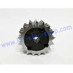 17 teeth steel sprocket with removable hub for chain 08B3 TL1210
