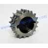 17 teeth steel sprocket with removable hub for chain 08B3 TL1210