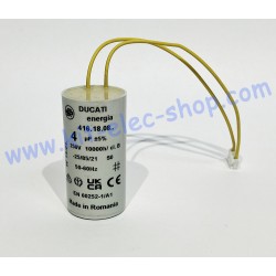 4uF DUCATI JST capacitor kit for electric roller shutters