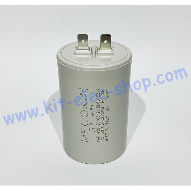 Condensateur De Démarrage 9 µF 450V - Compatible Bosch Siemens Ariston Whirlpool - W1-11009