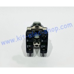 Commutateur 4 Positions Joystick XD2 PA22 Avec Rappel à Ressort - Interrupteur Rotatif Industriel