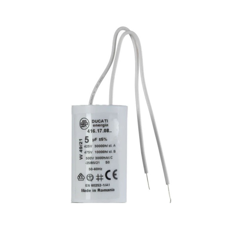 Köp Motorkondensator 5uF 425-475VAC till rätt pris