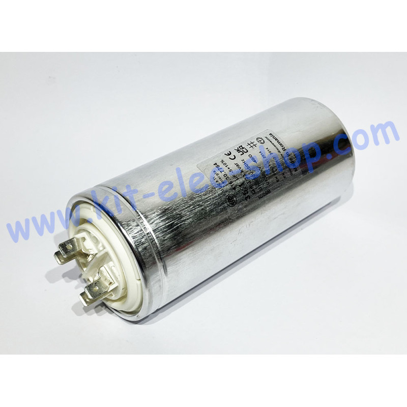 Lumonic Condensateur De Démarrage Moteur 12µF 400V - Boîtier Plastique Isolé Avec Câble 35cm - Réf: 416.10.17 B