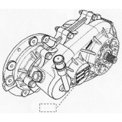 Réducteur avec différentiel ISKRA ou COMEX pour Renault Twizy 45