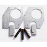 Double plate aluminum mounting kit for AGNI motor without roller