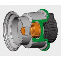 PMSG 100-500 wheel motor with 2/16 gearbox