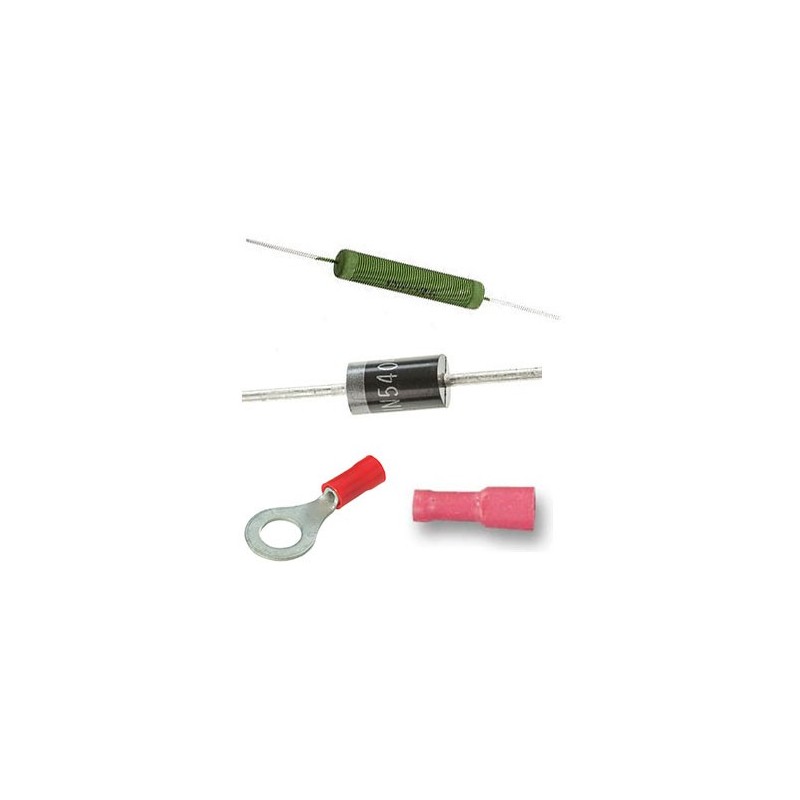 Pack with a 1k pre-charge resistor and a free-wheeling diode