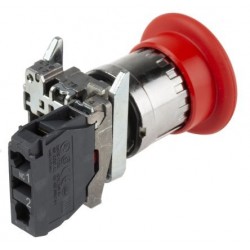 Emergency stop button with 455 key XB4BS9442