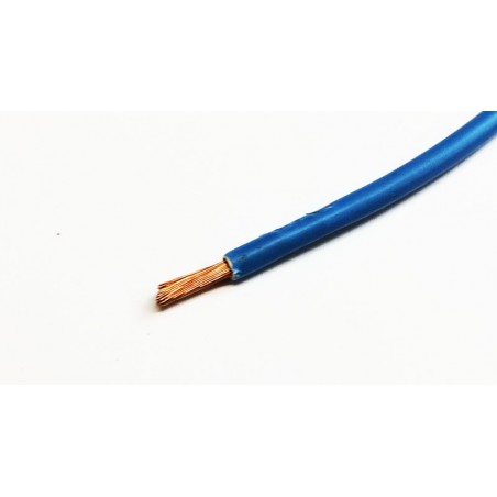 Blue flexible 1.5mm2 HO7 V-K cable per meter