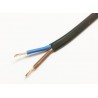 Flexible electric cable H03VVH2F 2x0.75mm2 by the meter