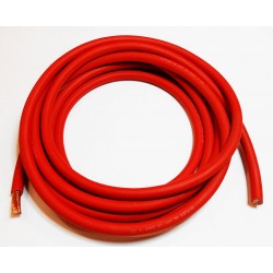 Câble 35mm2 extra souple rouge le mètre